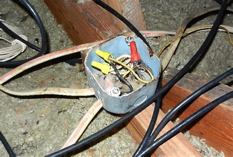 open junction boxes in attic|electrical junction box installation.